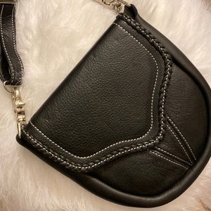 Leather cross body